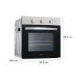 Forno Elétrico De Embutir Gallant 65L 220V (GFO65EM2A-IX220)