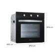 Forno Elétrico De Embutir Gallant Convecção 65L 220v GFO65EM4A-PT220