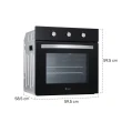 Forno Elétrico De Embutir Gallant Venezia 65L 220V GFO65EM1A-PT220