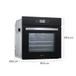 FORNO ELETRICO DE EMBUTIR GALLANT 65L 220V TOUCH CONVECCAO E TIMER (GFO65ET2A-PT220)